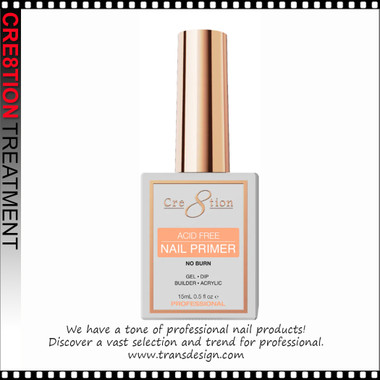 Cre8tion Nail Primer Acid Free No Burn 0.5oz