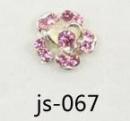 3D Metal Alloy Crystal AB Color (10 pcs) - JS-067