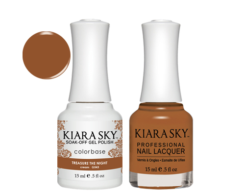 Kiara Sky Gel + Nail Polish -TREASURE THE NIGHT #543
