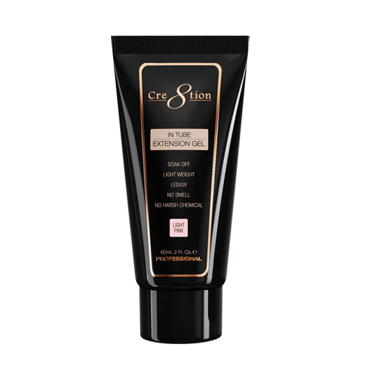 Cre8tion Poly Gel In Tube 2oz - LIGHT PINK