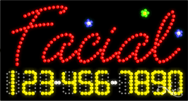 LED SIGN: Facial #25002
