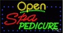 LED SIGN : Open Spa Pedicure #25413