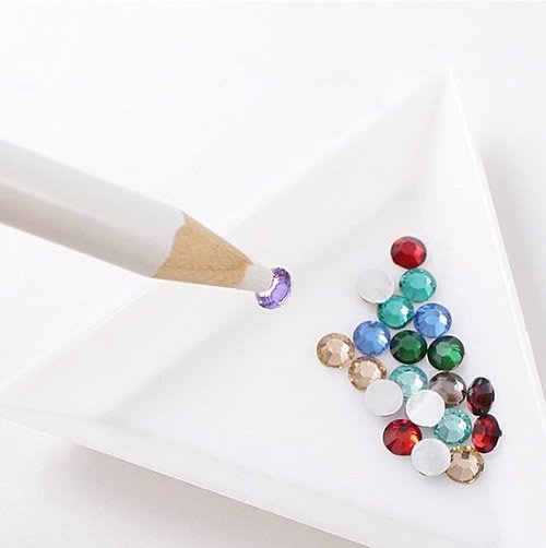 Nail Art Rhinestones Gems Picking Tools Pencil Dotting Pen - (1 pcs)