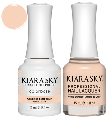 Kiara Sky Gel + Nail Polish - CHEER UP BUTTERCUP #559
