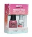 Orly Perfect Pair pink chocolate - .3 fl oz