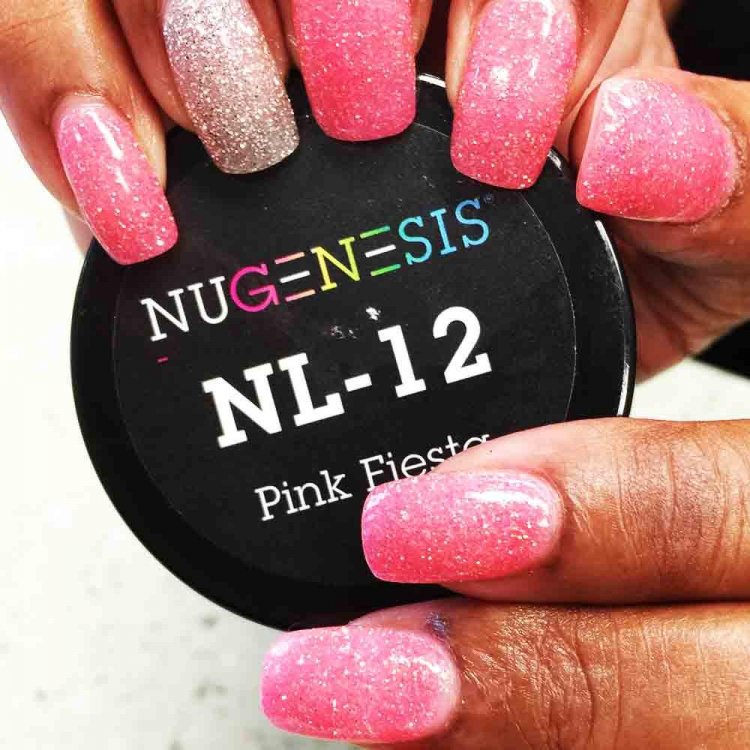 Nugenesis Dipping Powder - Pink Fiesta - NL12 2oz