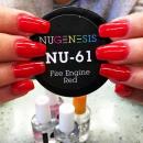 Nugenesis Dipping Powder - NU61 Fire Engine Red  2oz