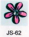 3D Metal Alloy Crystal AB Color (10 pcs) - JS-62