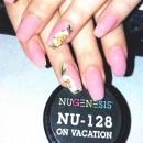 Nugenesis Dipping Powder - NU128 On Vacation  2oz