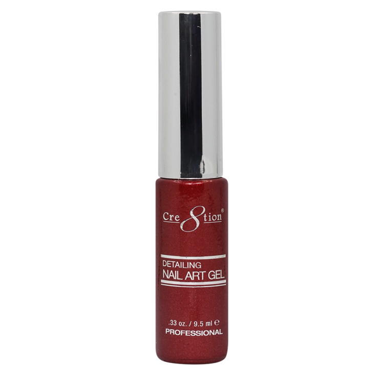 Cre8tion Detailing Nail Art Gel 36 Red Platinum