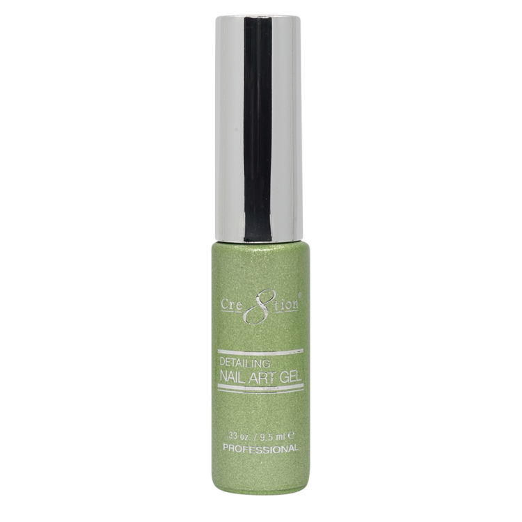 Cre8tion Detailing Nail Art Gel 40 Green Platium