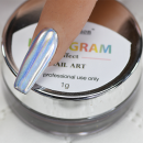 Cre8tion Silver Hologram A Effect Nail Art  #1
