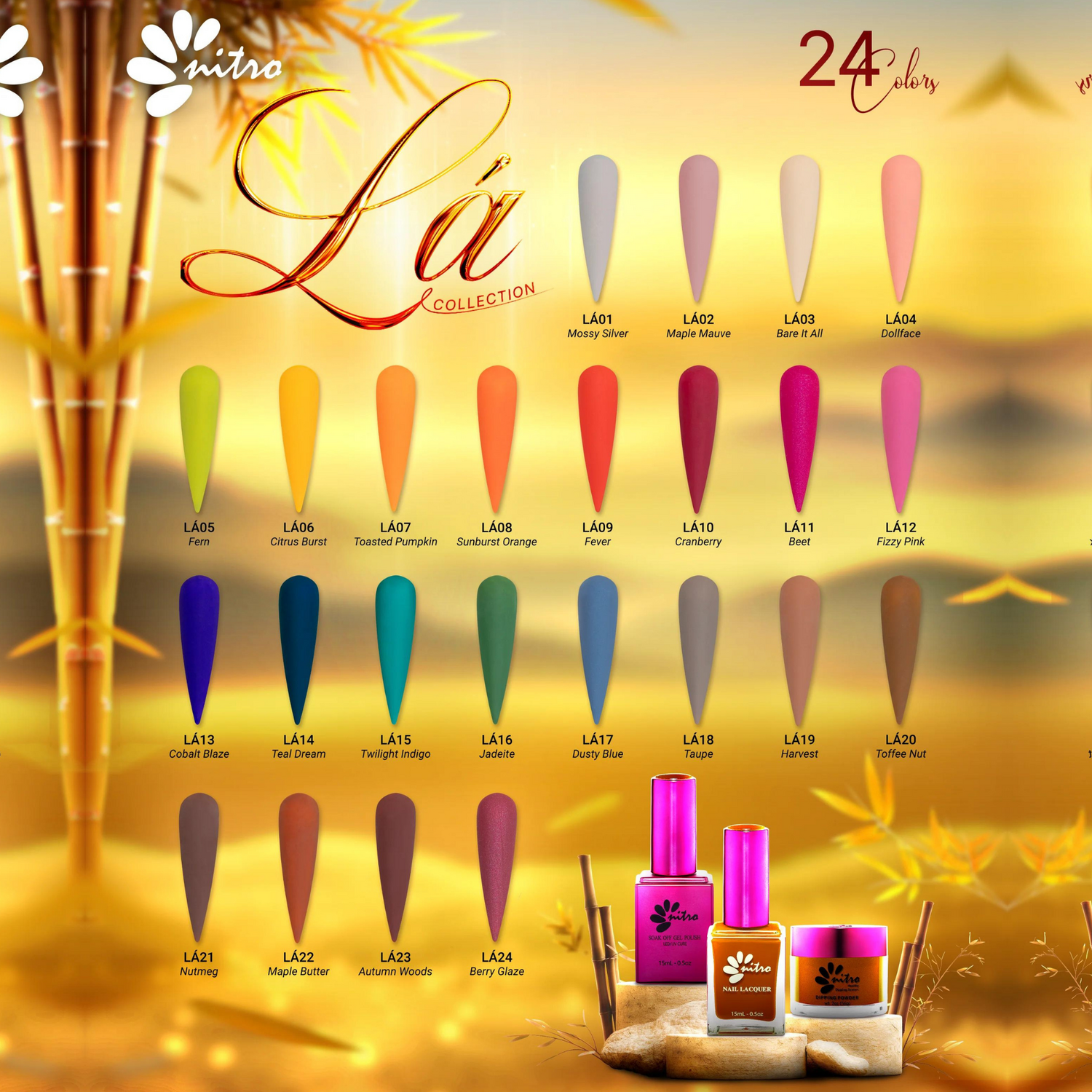Lá Collection Powder - Set 24 Colors