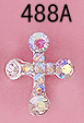 3D Metal Crystal AB (10 pcs ) - ml36