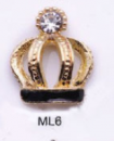 3D Metal Crystal AB (10 pcs) - ML-06