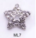 3D Metal Crystal AB (10 pcs) - ML07