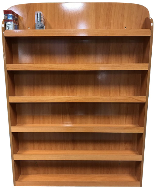 Double Polish Rack - Wooden Color (204 Bottles)