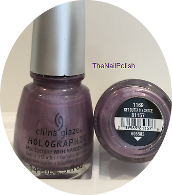 China Glaze Nail Polish, GET OUTTA MY SPACE 81157
