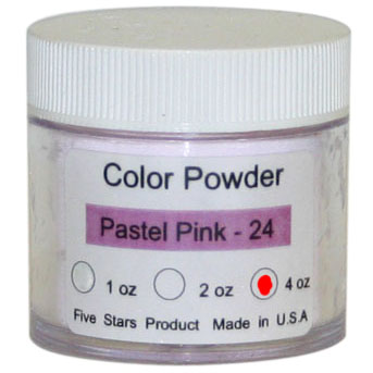 Five Stars Color Powder - Pastel Pink - 24 - 4oz