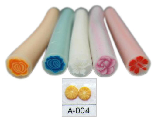 Polymer Clay Cane Fruit Art A-004 - 2 Inches Long