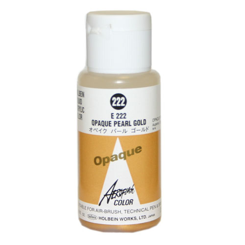Holbein Airbrush Paint - 222 -Opaque Pearl Gold