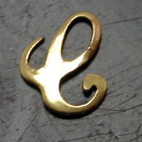 Charm Gold - Char E (10 pieces a bag)