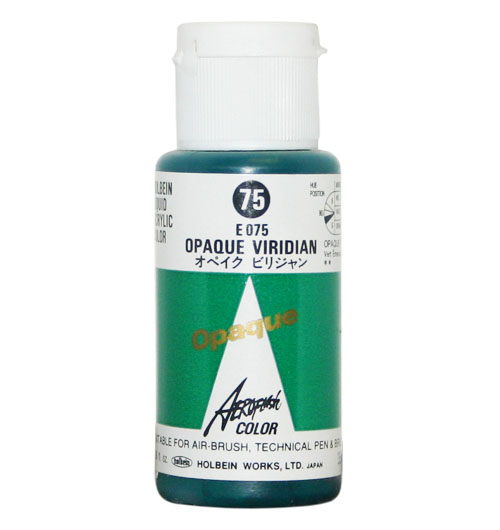 Holbein Airbrush Paint - 075 - Opaque Viridian