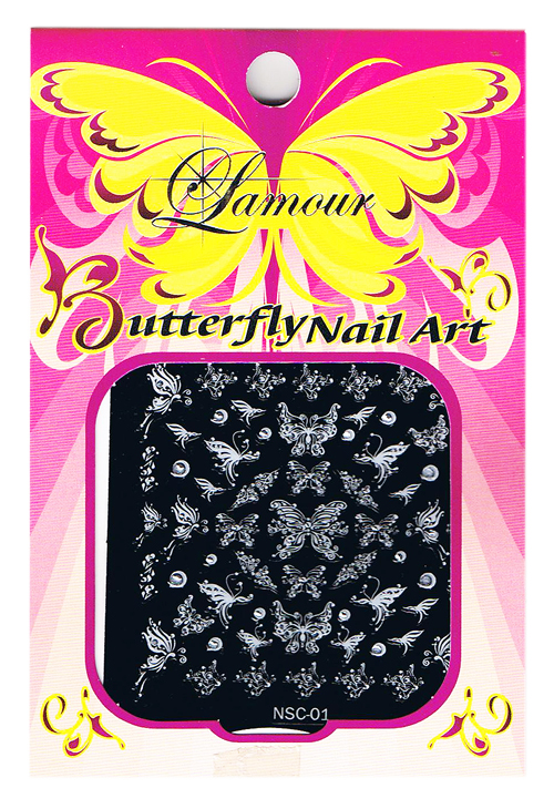 Lamour Nail Sticker - Butterfly - NSC-01W