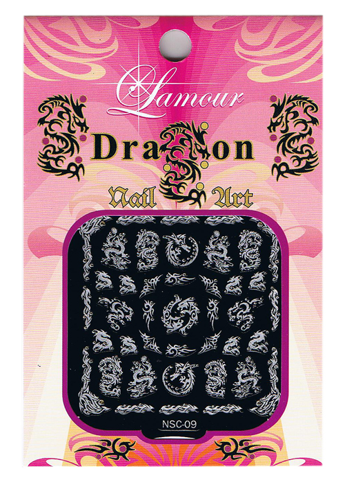 Lamour Nail Sticker - Dragon - NSC-09W