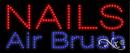LED Sign - Nails Airbrush #20169