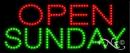 LED Sign - Open Sunday #20271