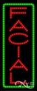 LED Sign - Facial (vertical) #20332