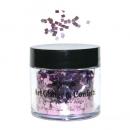 Art Glitter & Confetti Shape - Square - Purple