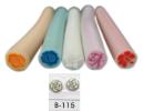 Polymer Clay Cane Art B-115 - 2 Inches Long